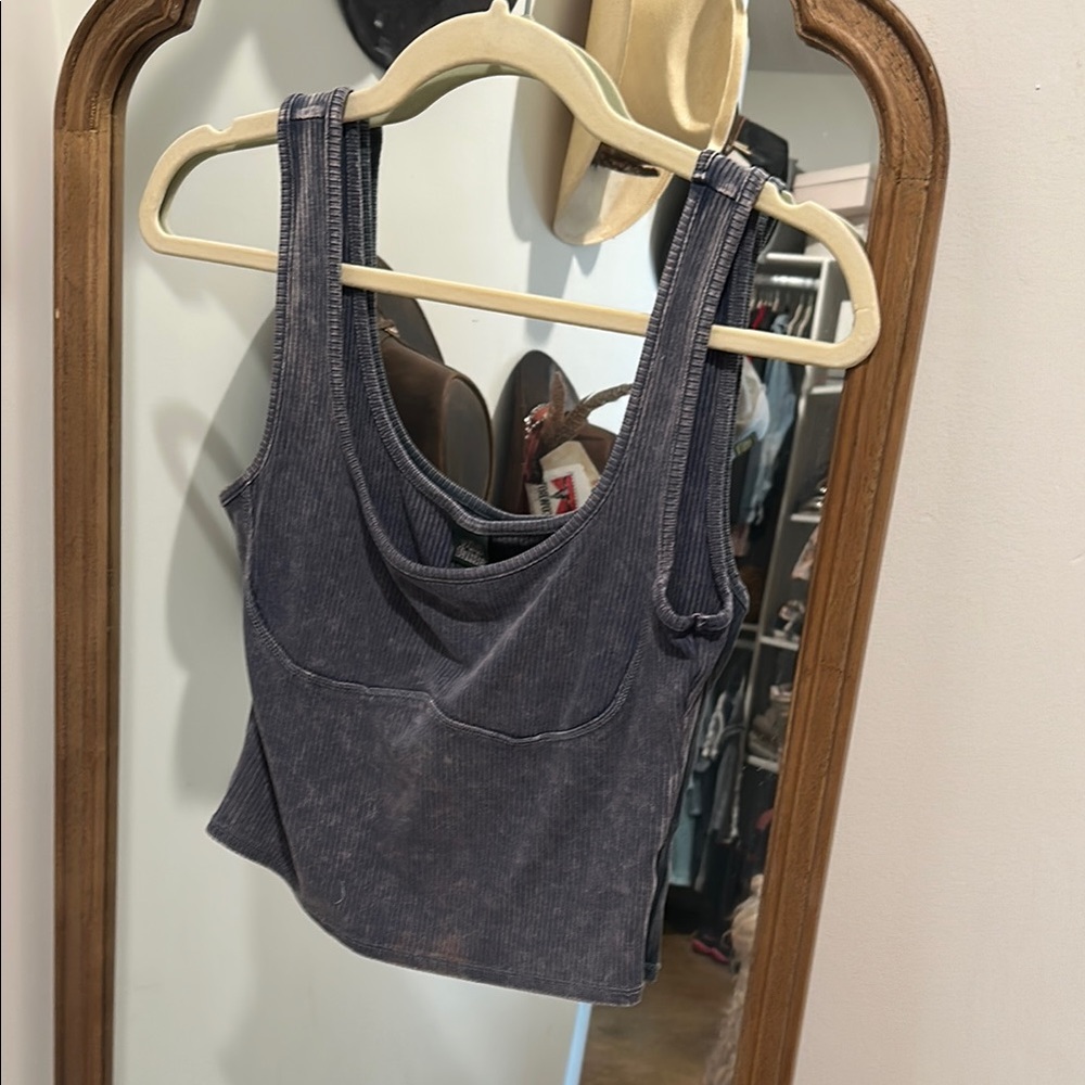 Women's Gray/blue Tank Top wild fable
